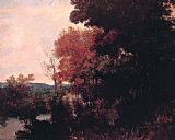 Gustave Courbet Lisiere de foret painting